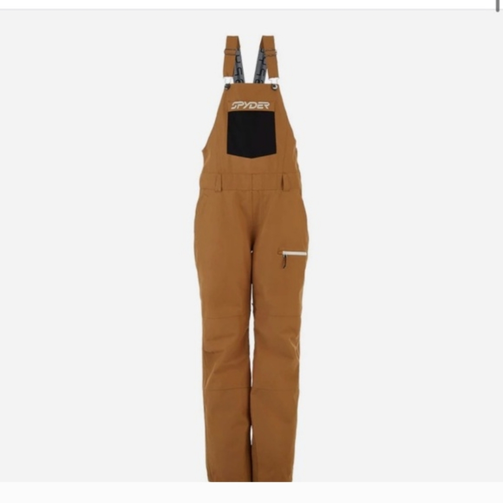NWOT Spyder Women's Caramel Terrain Bibs Size XS